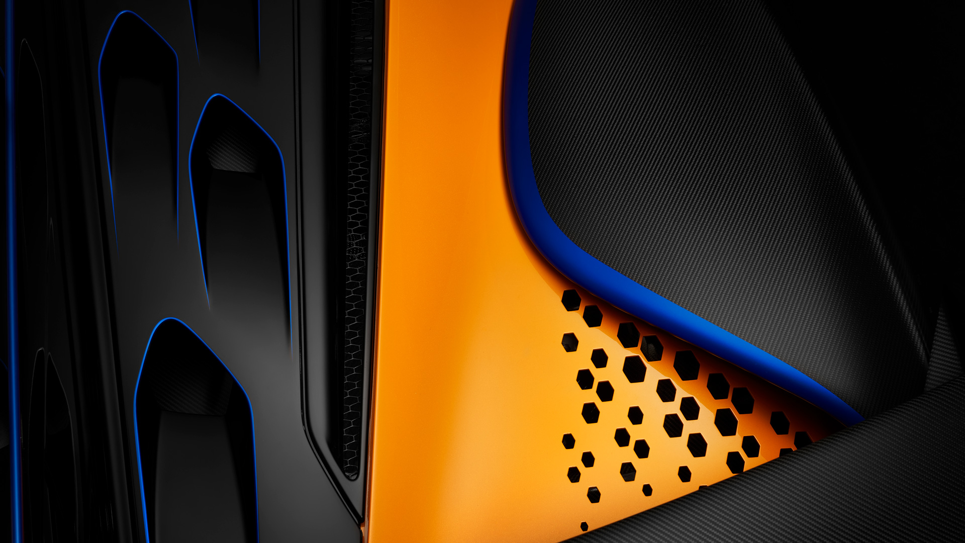 Close up detail of McLaren Sabre MSO.