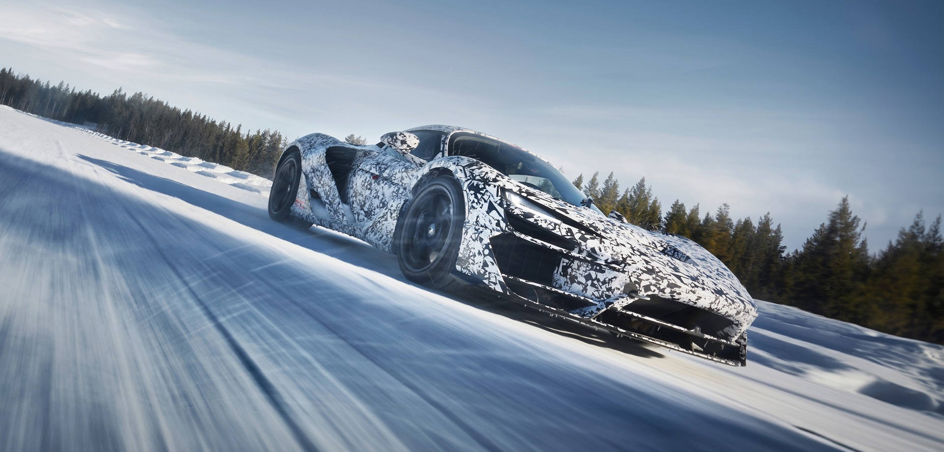 McLaren W1 Winter Testing in the Arctic